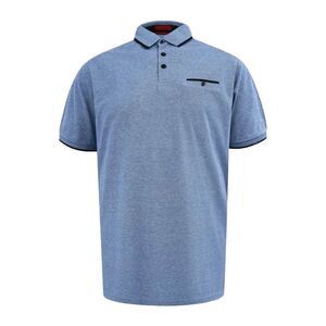 Duke Mens Harvey D555 Pique Kingsize Polo Shirt / Blue